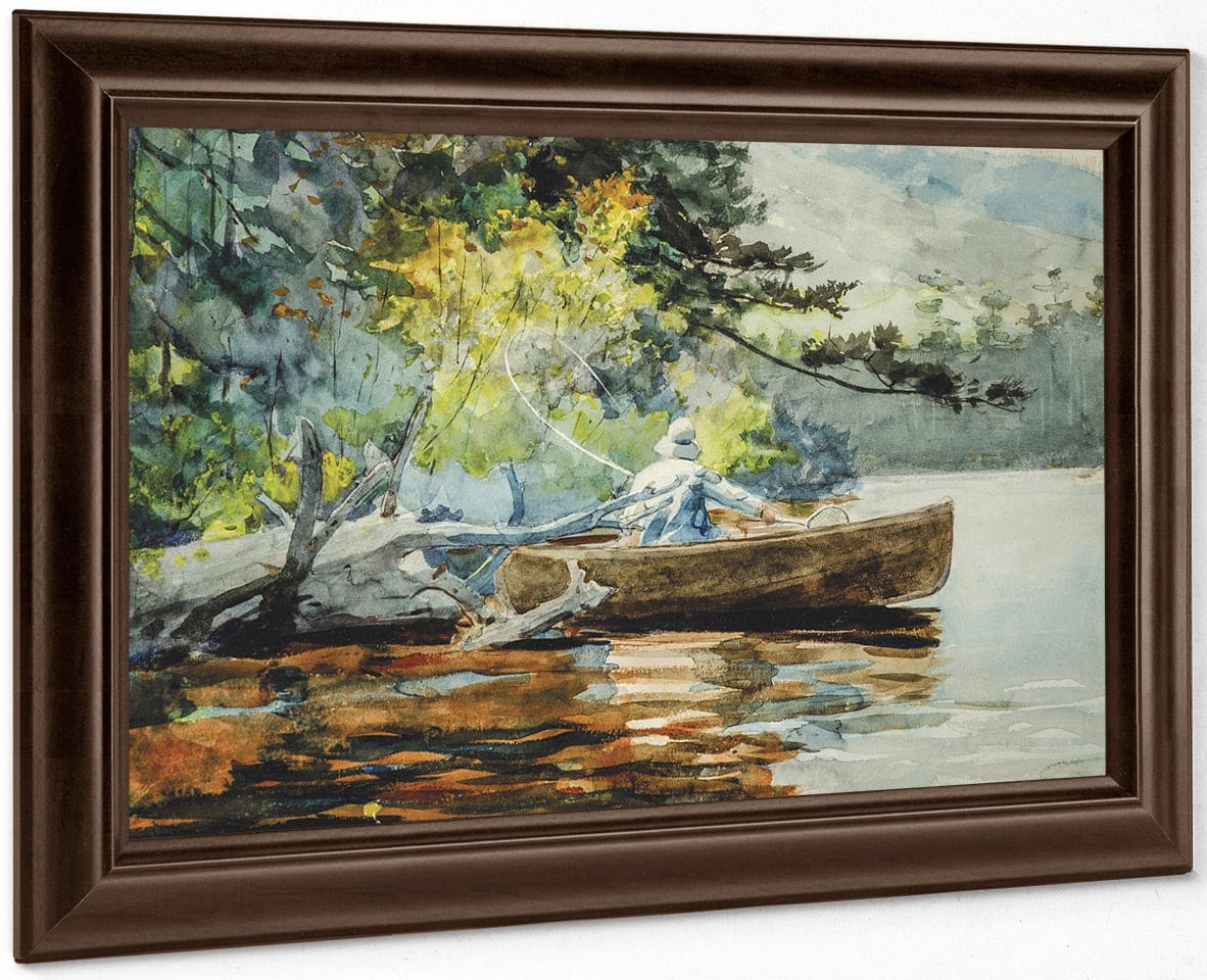 A Good One, Adirondacks By Winslow Homer Fine Art Print