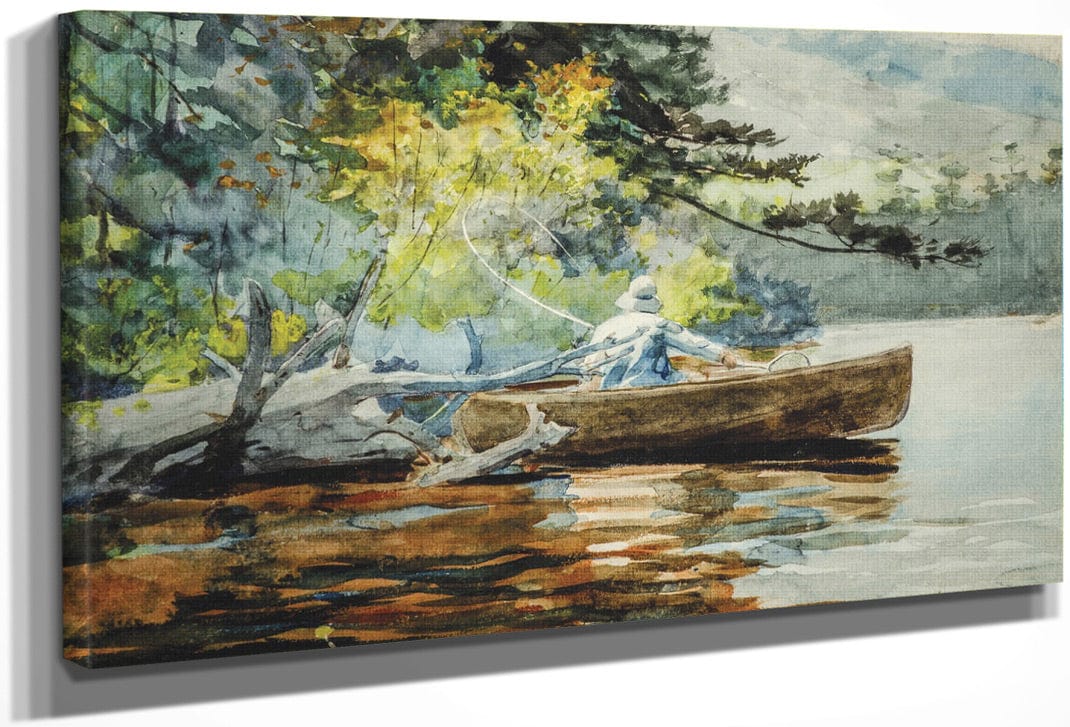 A Good One, Adirondacks By Winslow Homer Fine Art Print