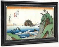 A Great Wave By The Coast By Hiroshige Fine Art Print