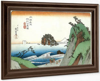 A Great Wave By The Coast By Hiroshige Fine Art Print