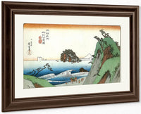 A Great Wave By The Coast By Hiroshige Fine Art Print