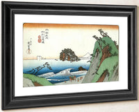 A Great Wave By The Coast By Hiroshige Fine Art Print