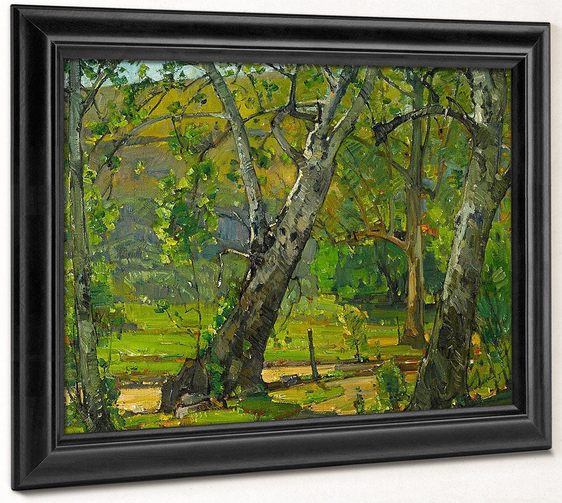 A Grove Of Trees 1933 By William Wendt Fine Art Print