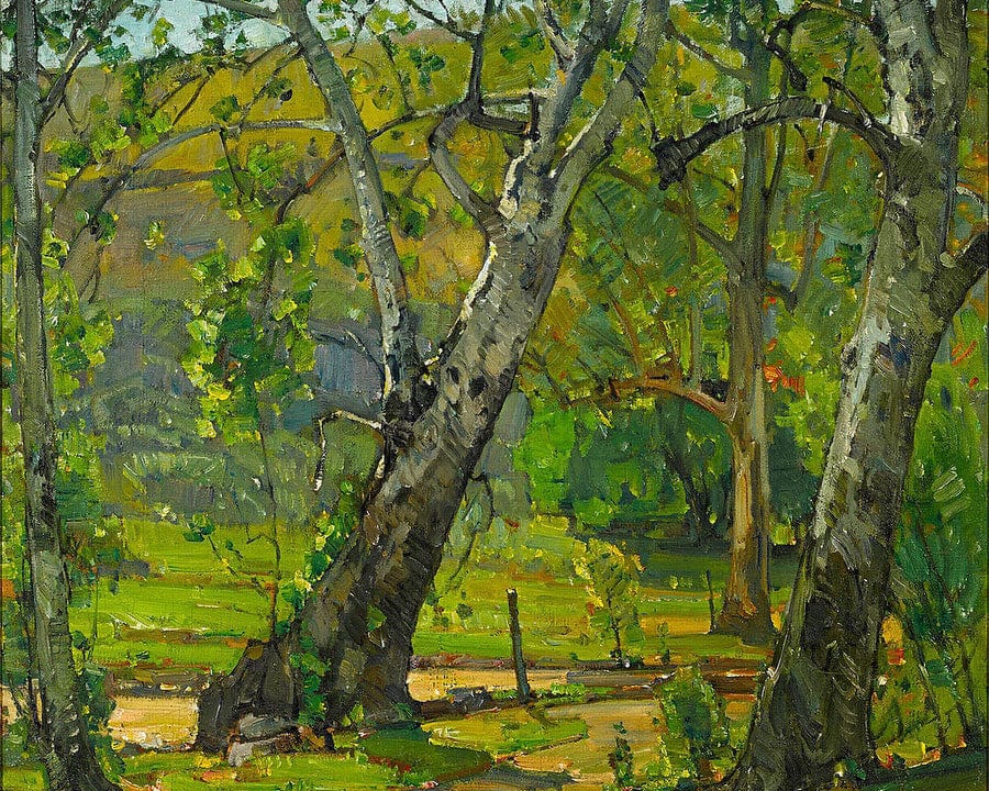 A Grove Of Trees 1933 By William Wendt Fine Art Print