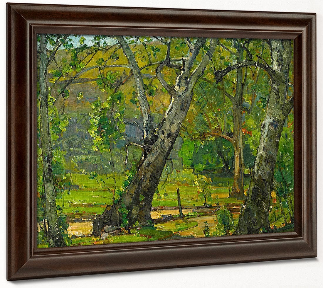 A Grove Of Trees 1933 By William Wendt Fine Art Print