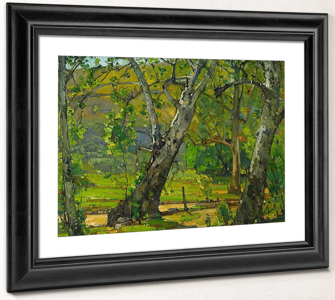 A Grove Of Trees 1933 By William Wendt Fine Art Print