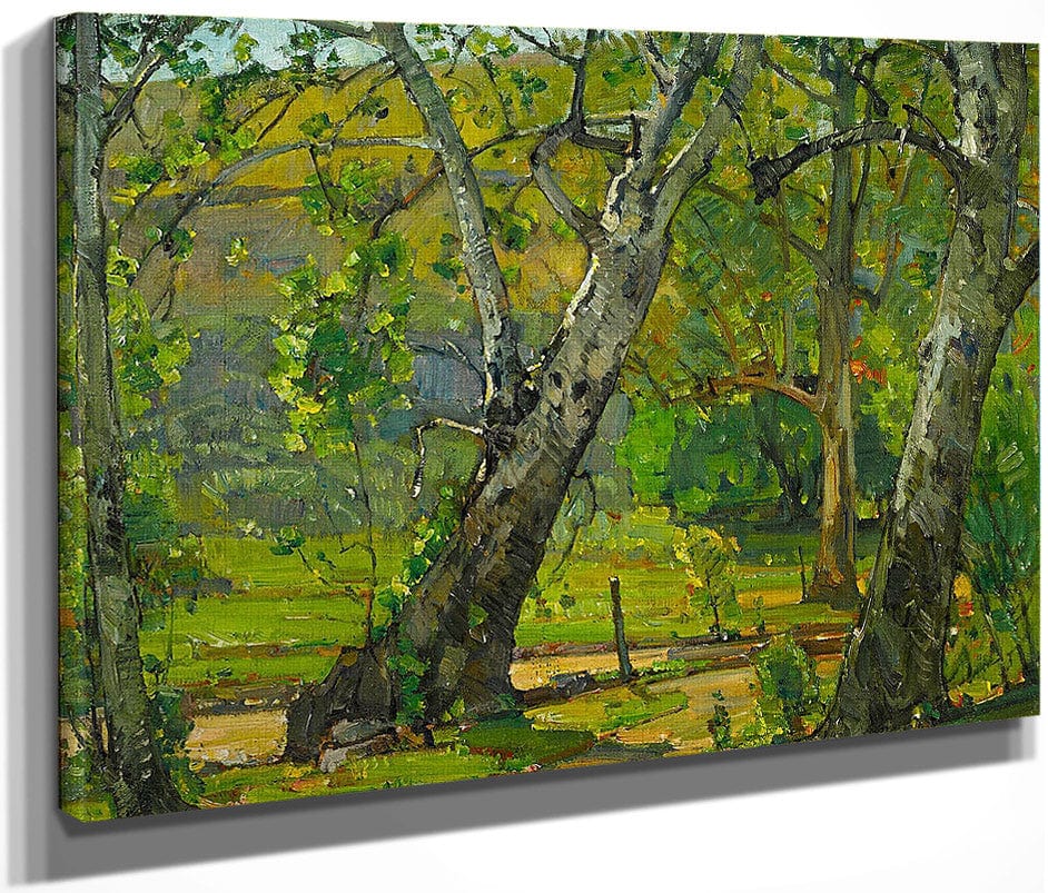 A Grove Of Trees 1933 By William Wendt Fine Art Print