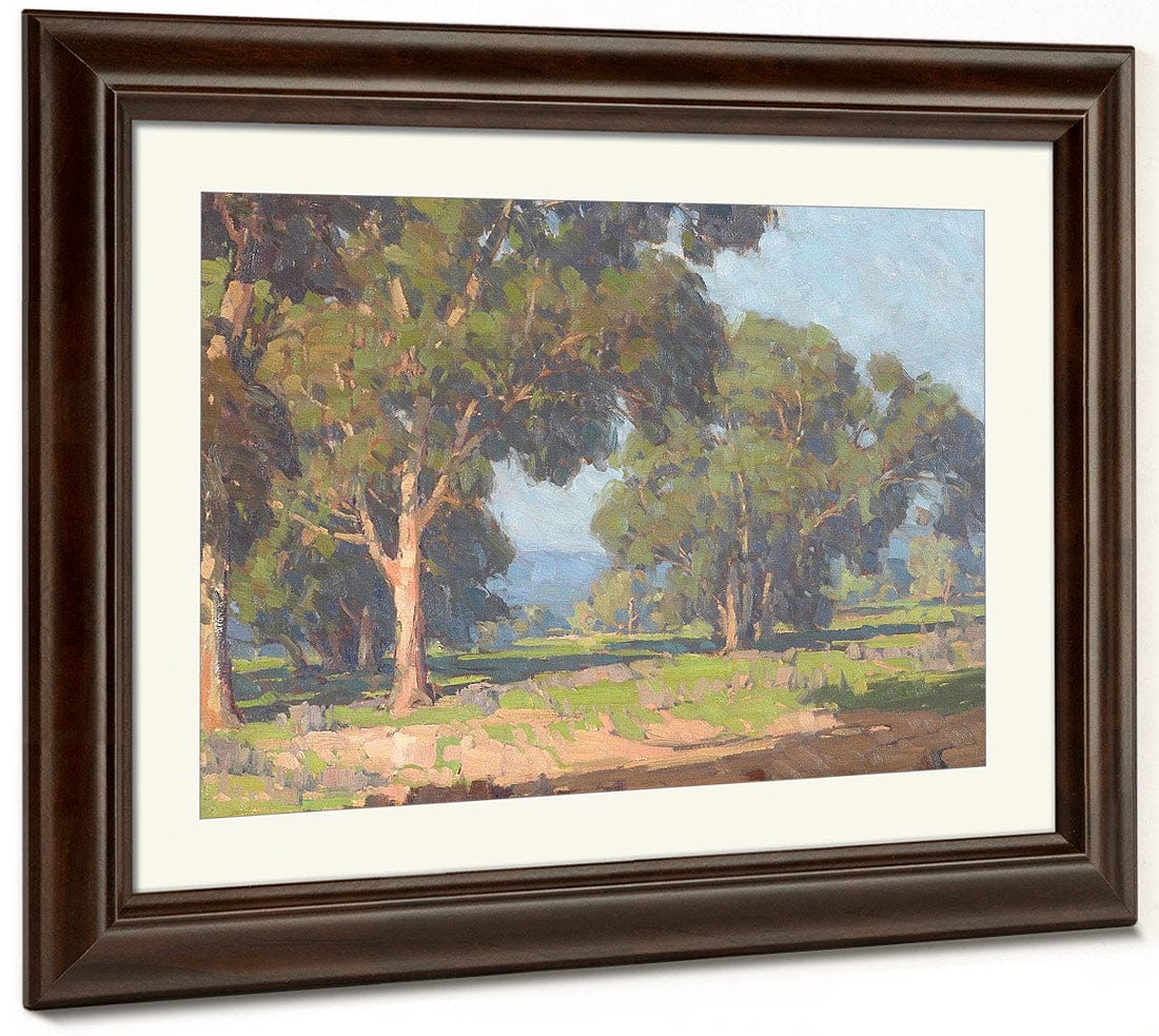 A Grove Of Trees In The Valley By Edgar Payne Fine Art Print