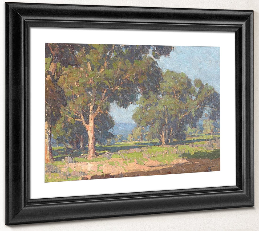 A Grove Of Trees In The Valley By Edgar Payne Fine Art Print