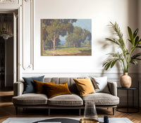 A Grove Of Trees In The Valley By Edgar Payne Fine Art Print