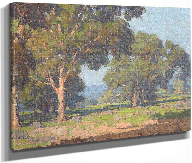 A Grove Of Trees In The Valley By Edgar Payne Fine Art Print