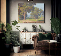 A Grove Of Trees In The Valley By Edgar Payne Fine Art Print