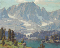 A High Sierra Lake By Edgar Payne Fine Art Print