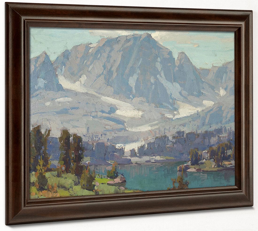 A High Sierra Lake By Edgar Payne Fine Art Print