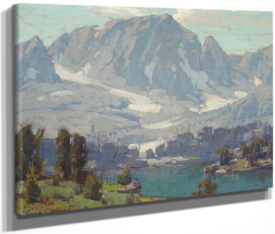 A High Sierra Lake By Edgar Payne Fine Art Print