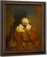 A Hindu Mystic (Seated Arab) By NC Wyeth Fine Art Print