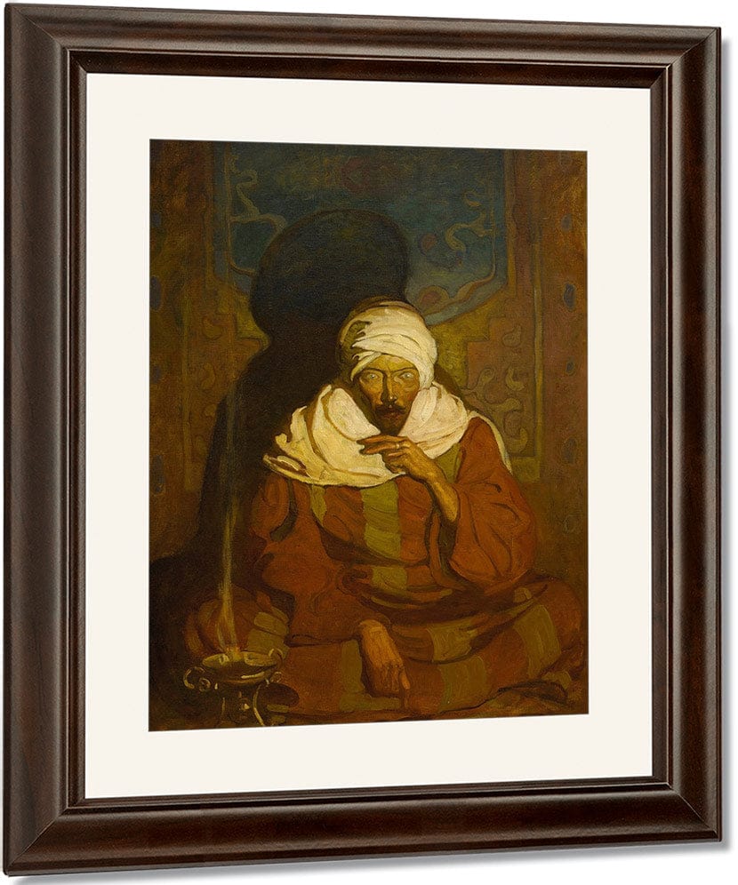 A Hindu Mystic (Seated Arab) By NC Wyeth Fine Art Print