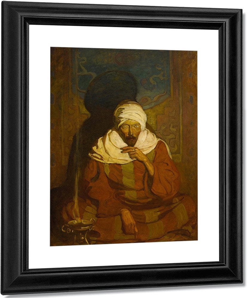 A Hindu Mystic (Seated Arab) By NC Wyeth Fine Art Print