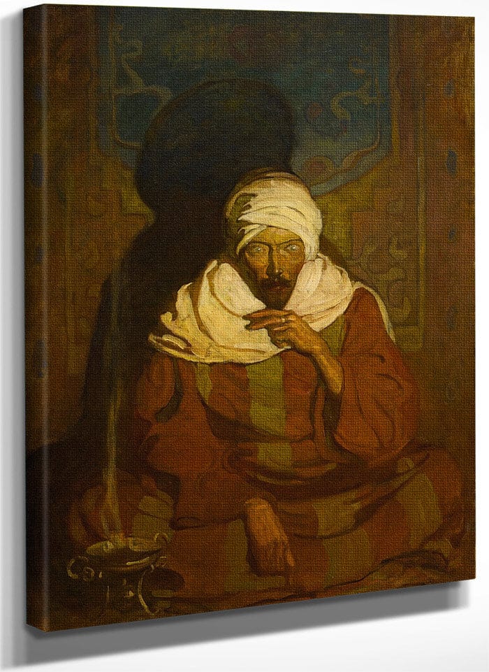A Hindu Mystic (Seated Arab) By NC Wyeth Fine Art Print