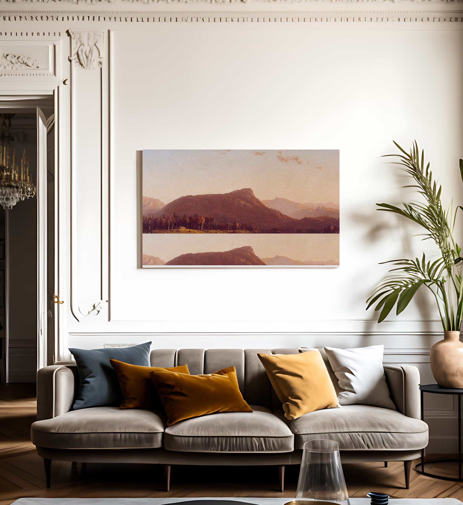 A Home In The Wilderness By Sanford Robinson Gifford Fine Art Print