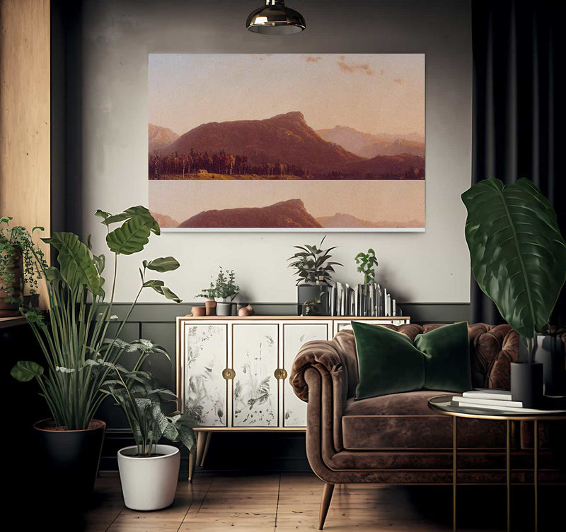 A Home In The Wilderness By Sanford Robinson Gifford Fine Art Print