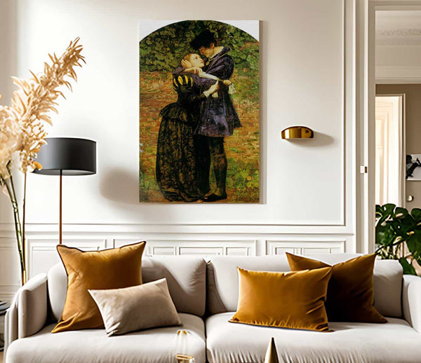 A Huguenot On St Bartholomews Day 1852 By John Everett Millais Fine Art Print