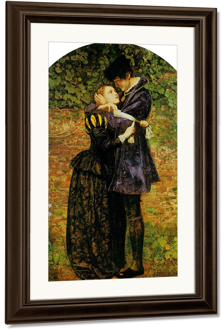 A Huguenot On St Bartholomews Day 1852 By John Everett Millais Fine Art Print