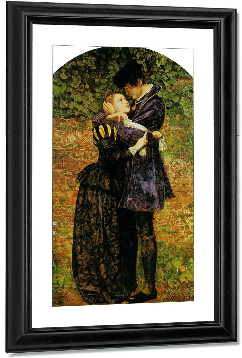 A Huguenot On St Bartholomews Day 1852 By John Everett Millais Fine Art Print