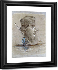 A Hunter And His Dog On A Boat By Claude Monet Fine Art Print