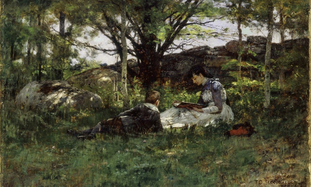 A June Idyl By Theodore Clement Steele Fine Art Print
