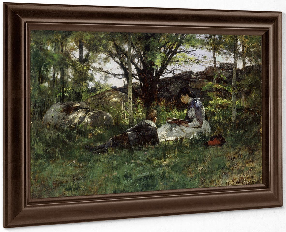 A June Idyl By Theodore Clement Steele Fine Art Print