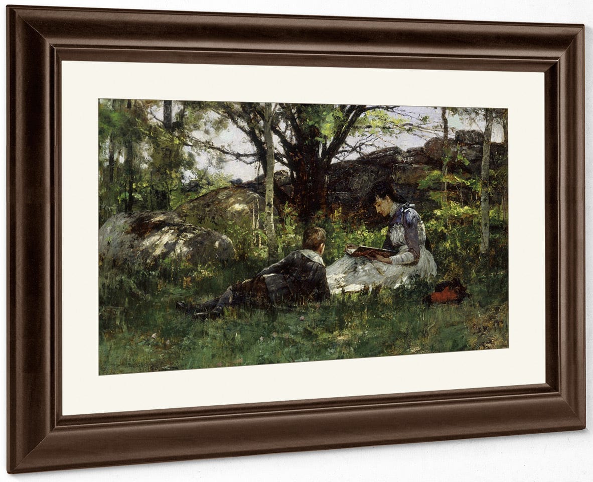 A June Idyl By Theodore Clement Steele Fine Art Print