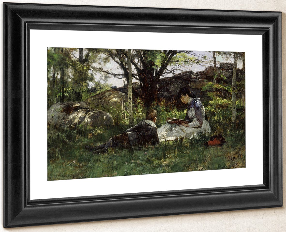 A June Idyl By Theodore Clement Steele Fine Art Print