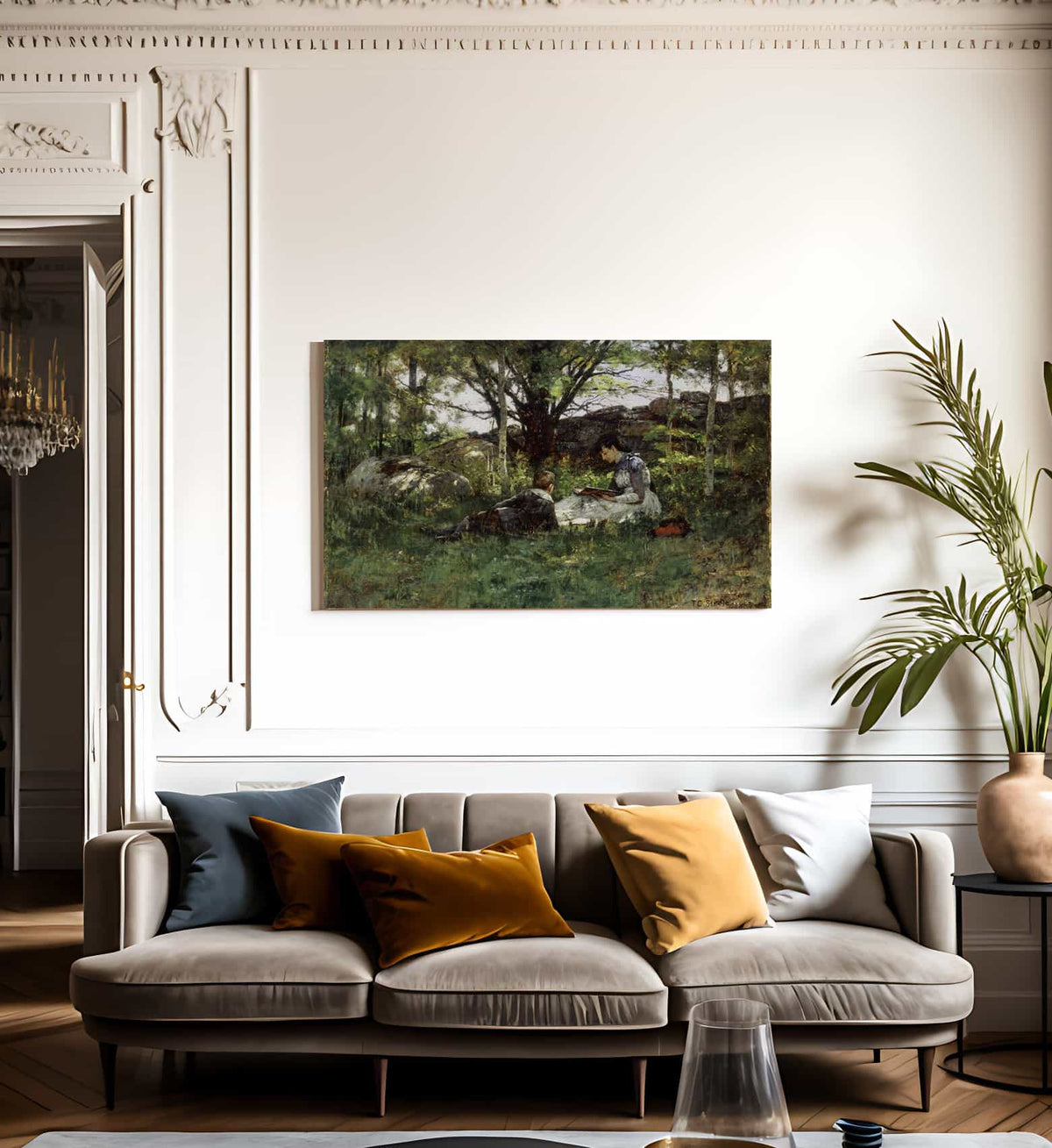 A June Idyl By Theodore Clement Steele Fine Art Print