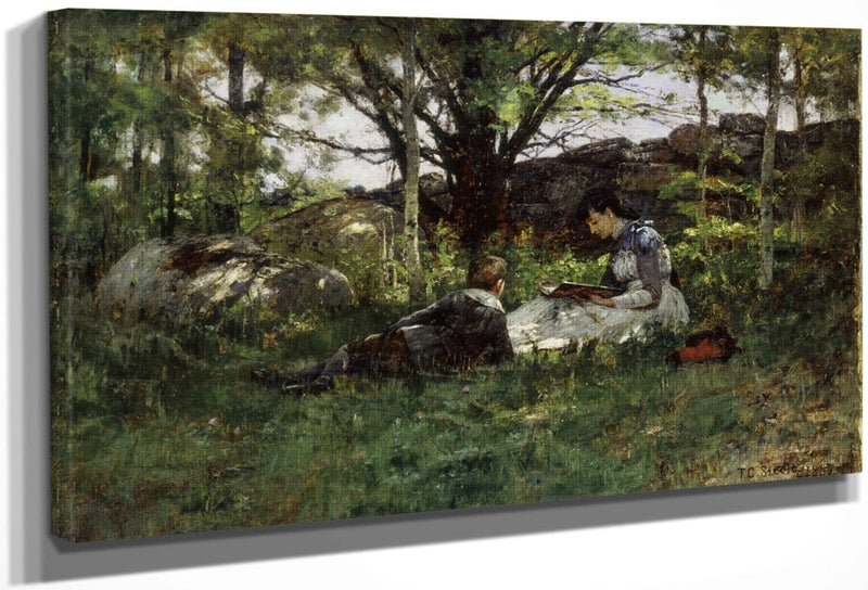 A June Idyl By Theodore Clement Steele Fine Art Print