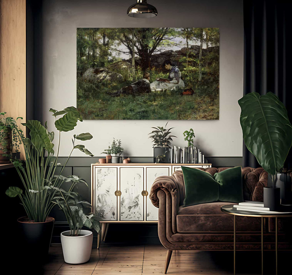 A June Idyl By Theodore Clement Steele Fine Art Print