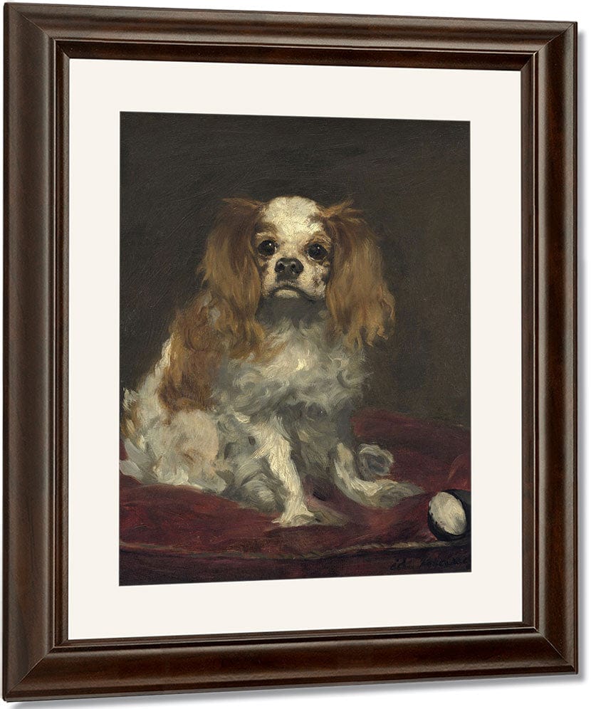 A King Charles Spaniel By Edouard Manet Fine Art Print