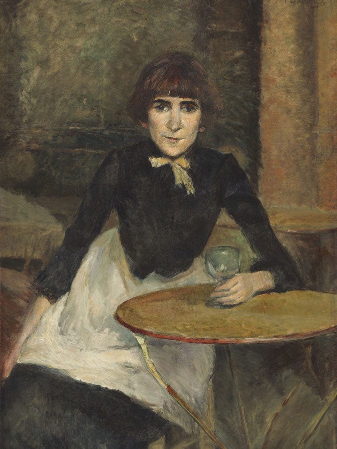 A La Bastille (Jeanne Wenz) By Henri Marie Raymond De Toulouse Lautrec Monfa Fine Art Print
