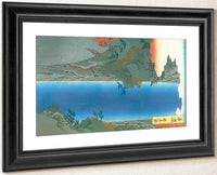 A Lage Waterfall By Hiroshige Fine Art Print