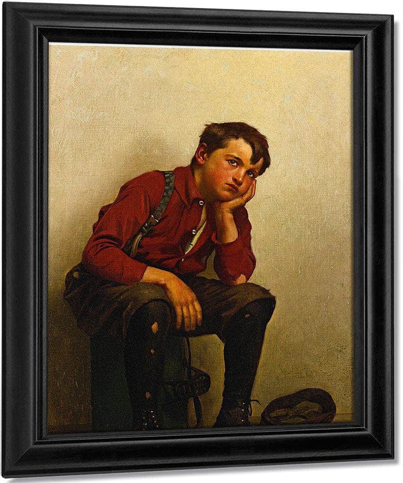 A Lull In Business By John George Brown Fine Art Print