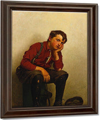 A Lull In Business By John George Brown Fine Art Print