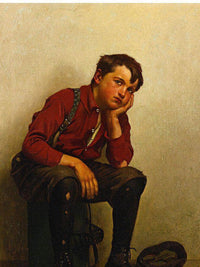 A Lull In Business By John George Brown Fine Art Print