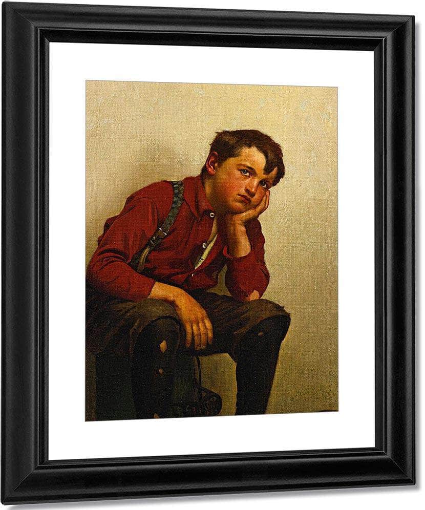 A Lull In Business By John George Brown Fine Art Print
