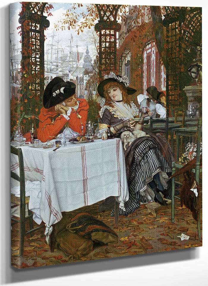 A Luncheon (Un Dejeuner) By James Tissot Fine Art Print