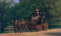 A May Morning In The Park (Fairman Rogers Four In Hand) By Thomas Eakins Fine Art Print