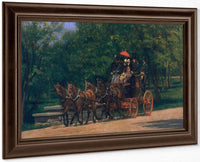 A May Morning In The Park (Fairman Rogers Four In Hand) By Thomas Eakins Fine Art Print