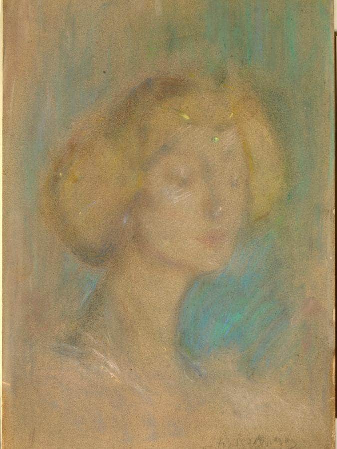 A Memory By Alice Pike Barney Fine Art Print