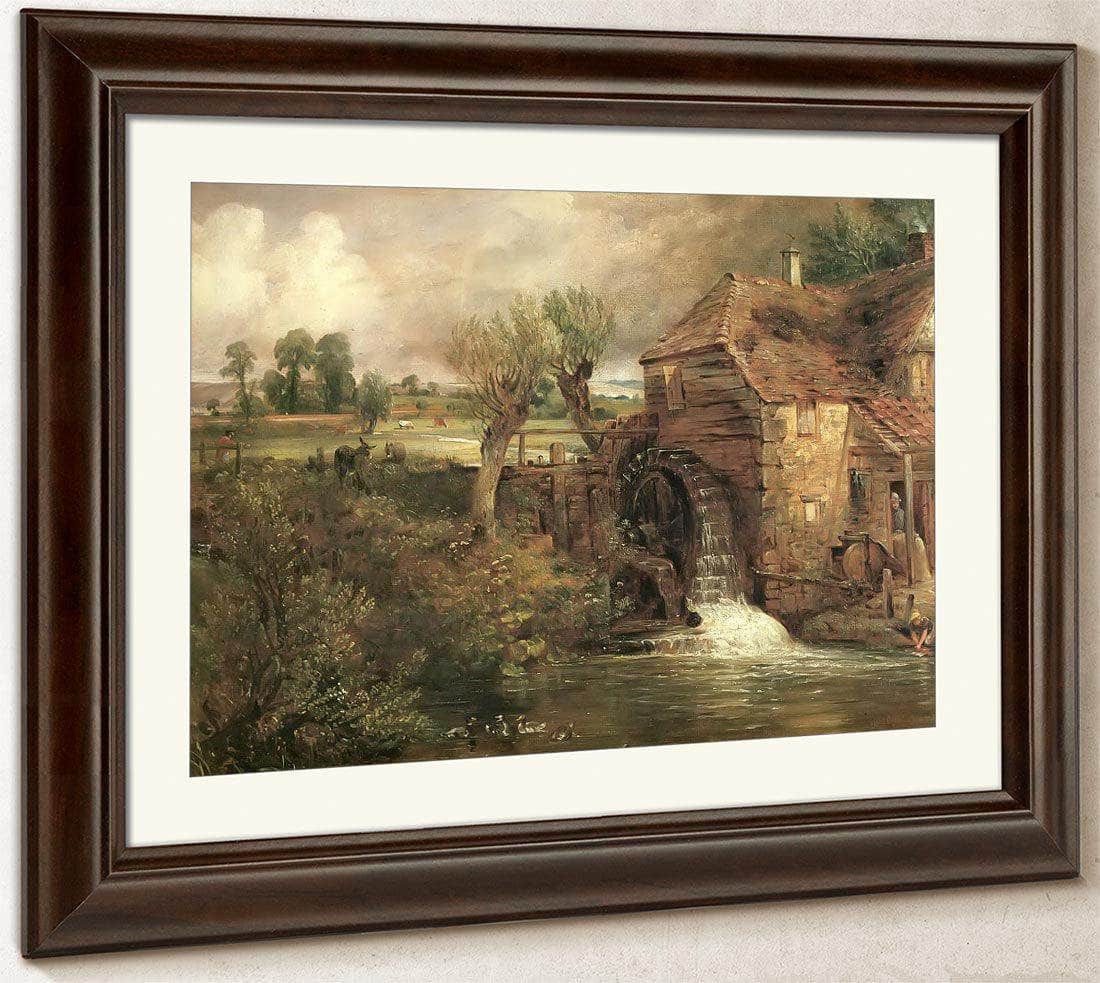 A Mill At Gillingham In Dorset By John Constable Fine Art Print