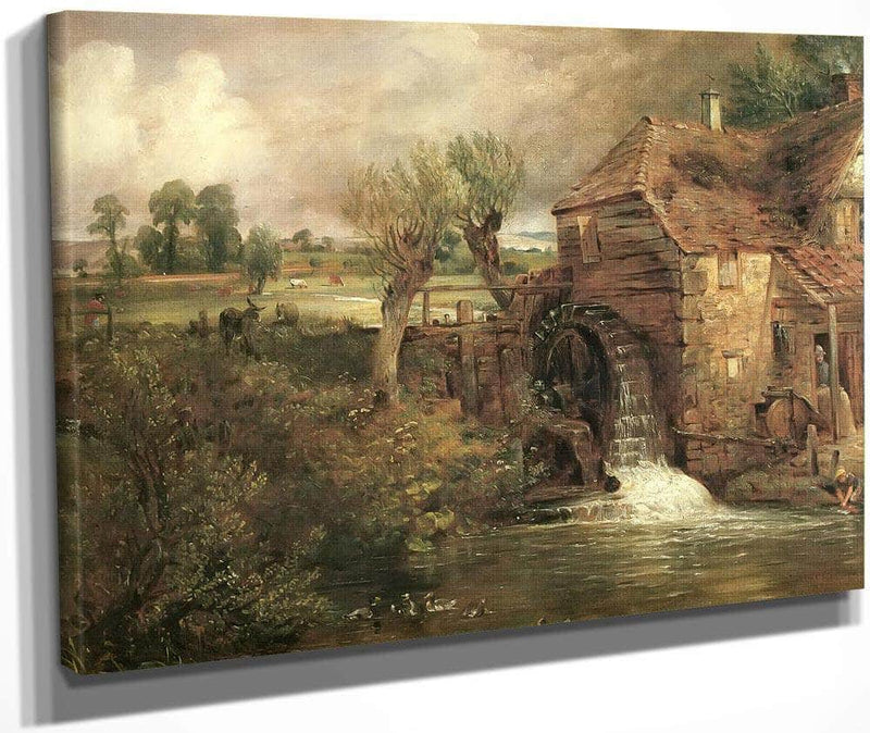 A Mill At Gillingham In Dorset By John Constable Fine Art Print