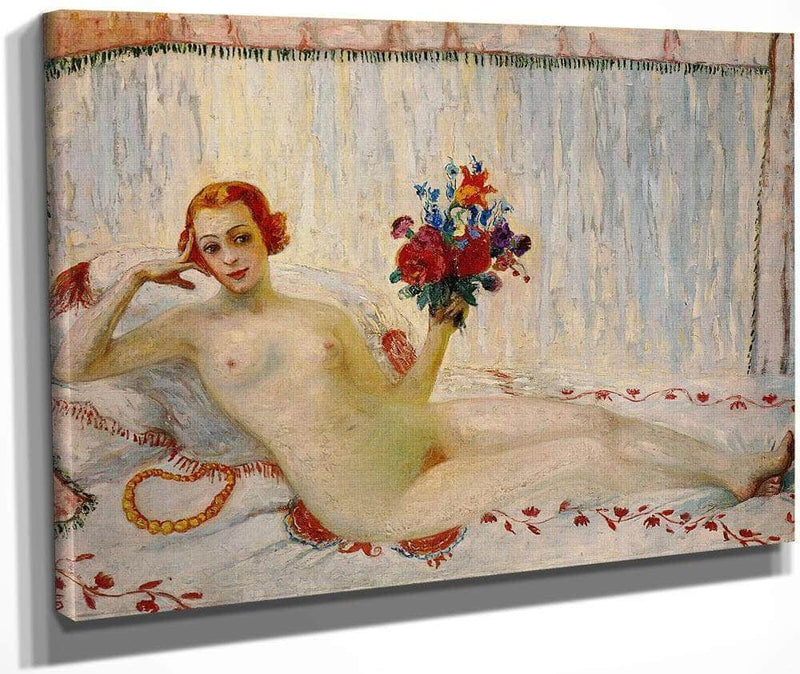 A Model By Florine Stettheimer Fine Art Print